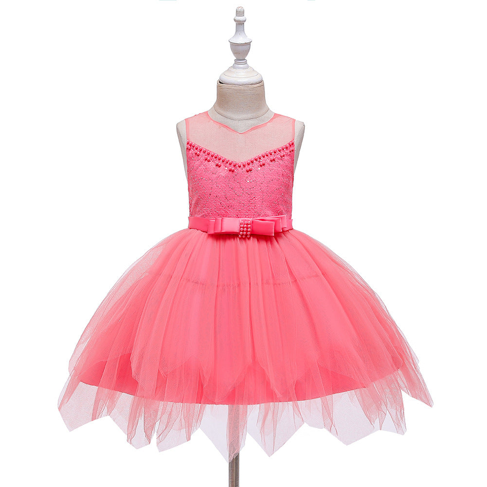Flower Girl Dresses Toddler Knee Length Kids Princess Wedding Graduation Formal Holiday Birthday Party