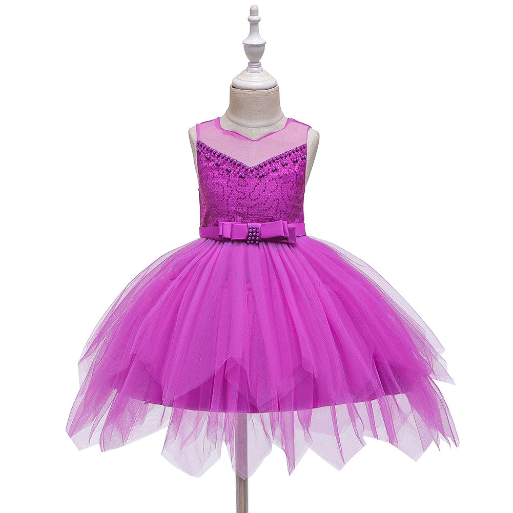 Flower Girl Dresses Toddler Knee Length Kids Princess Wedding Graduation Formal Holiday Birthday Party