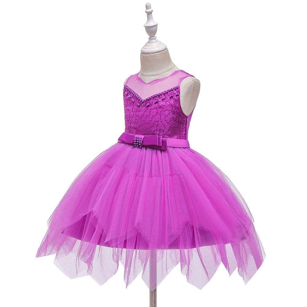 Flower Girl Dresses Toddler Knee Length Kids Princess Wedding Graduation Formal Holiday Birthday Party