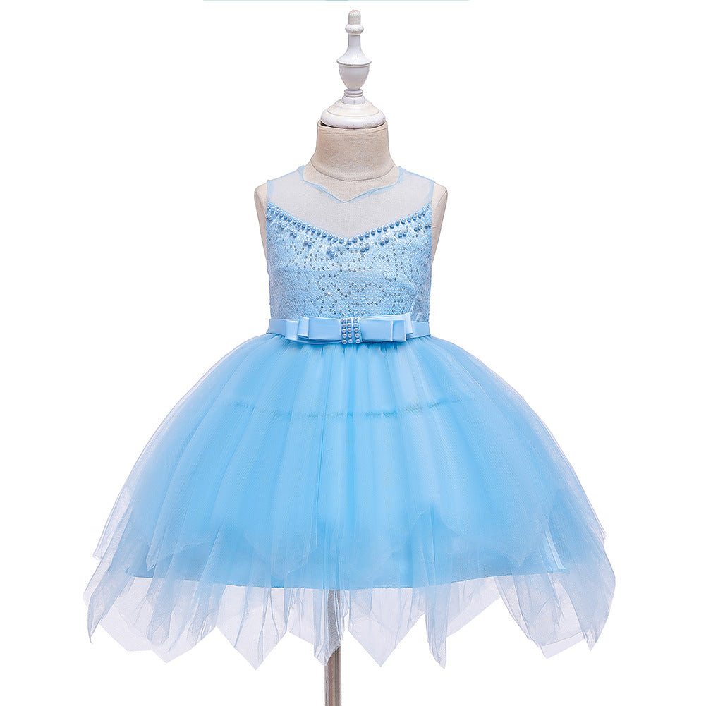 Flower Girl Dresses Toddler Knee Length Kids Princess Wedding Graduation Formal Holiday Birthday Party