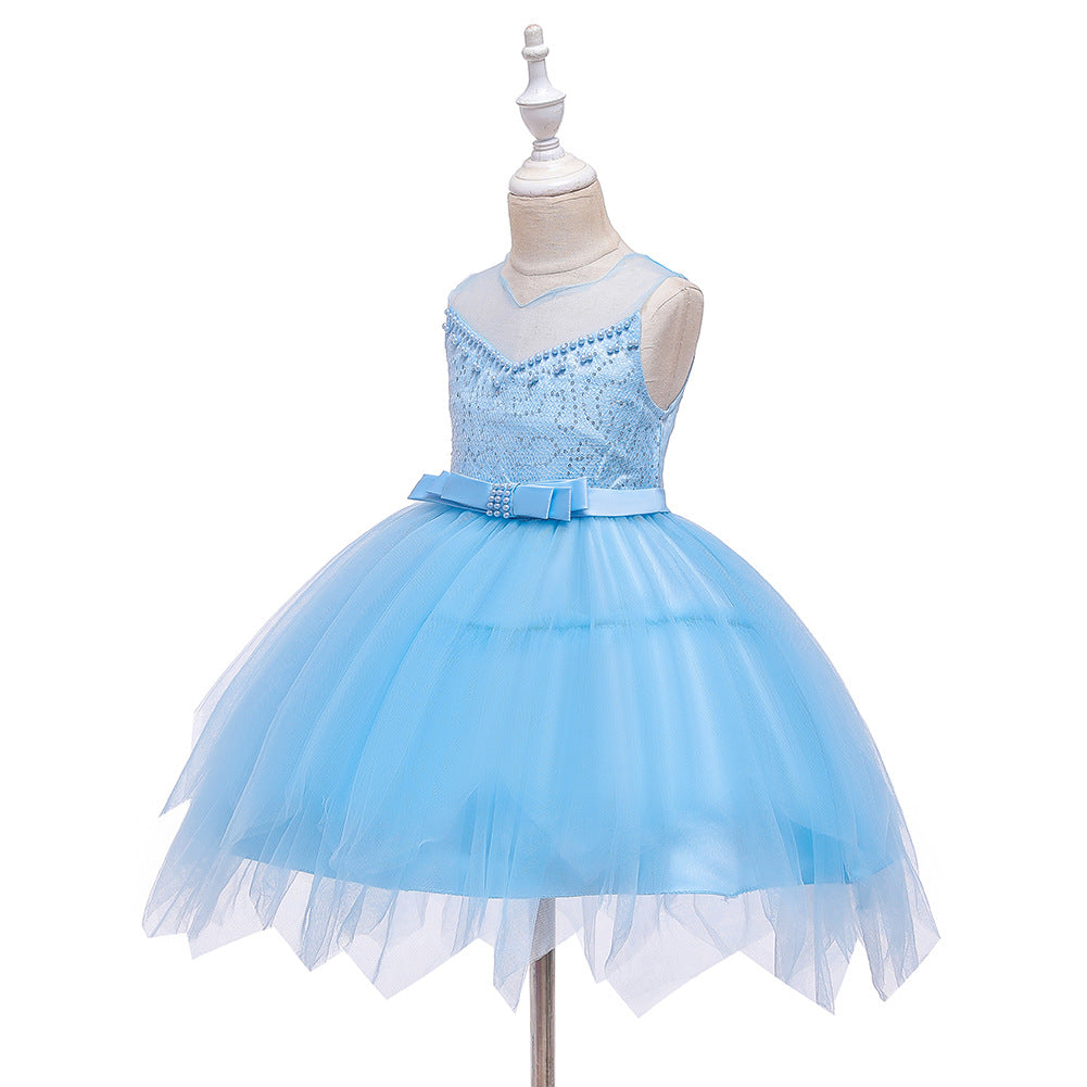 Flower Girl Dresses Toddler Knee Length Kids Princess Wedding Graduation Formal Holiday Birthday Party