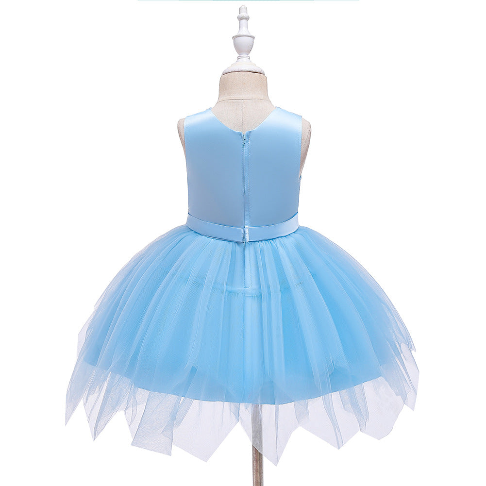Flower Girl Dresses Toddler Knee Length Kids Princess Wedding Graduation Formal Holiday Birthday Party