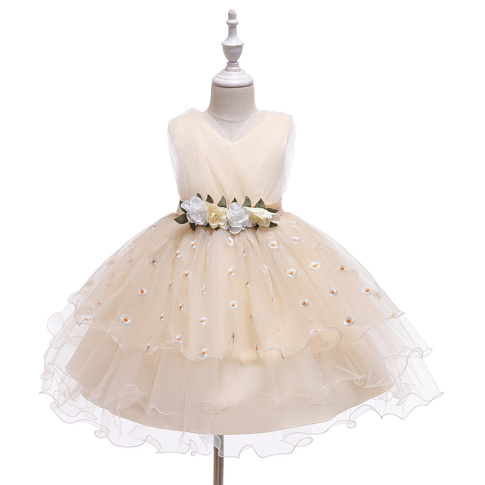 New Formal Tutu Tulle Toddler Kids Flower Girl Dresses