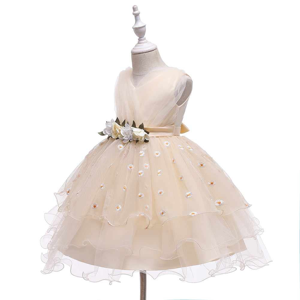 New Formal Tutu Tulle Toddler Kids Flower Girl Dresses