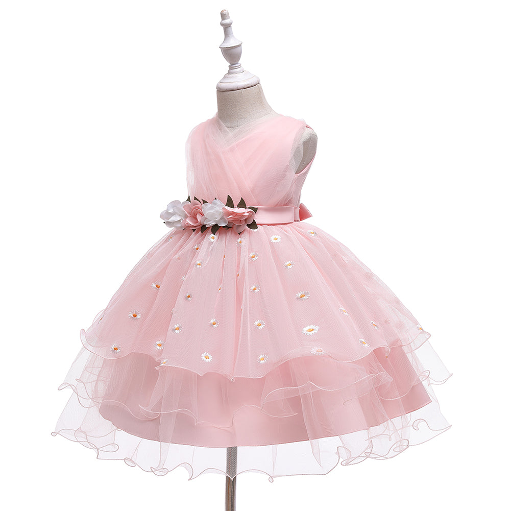 New Formal Tutu Tulle Toddler Kids Flower Girl Dresses