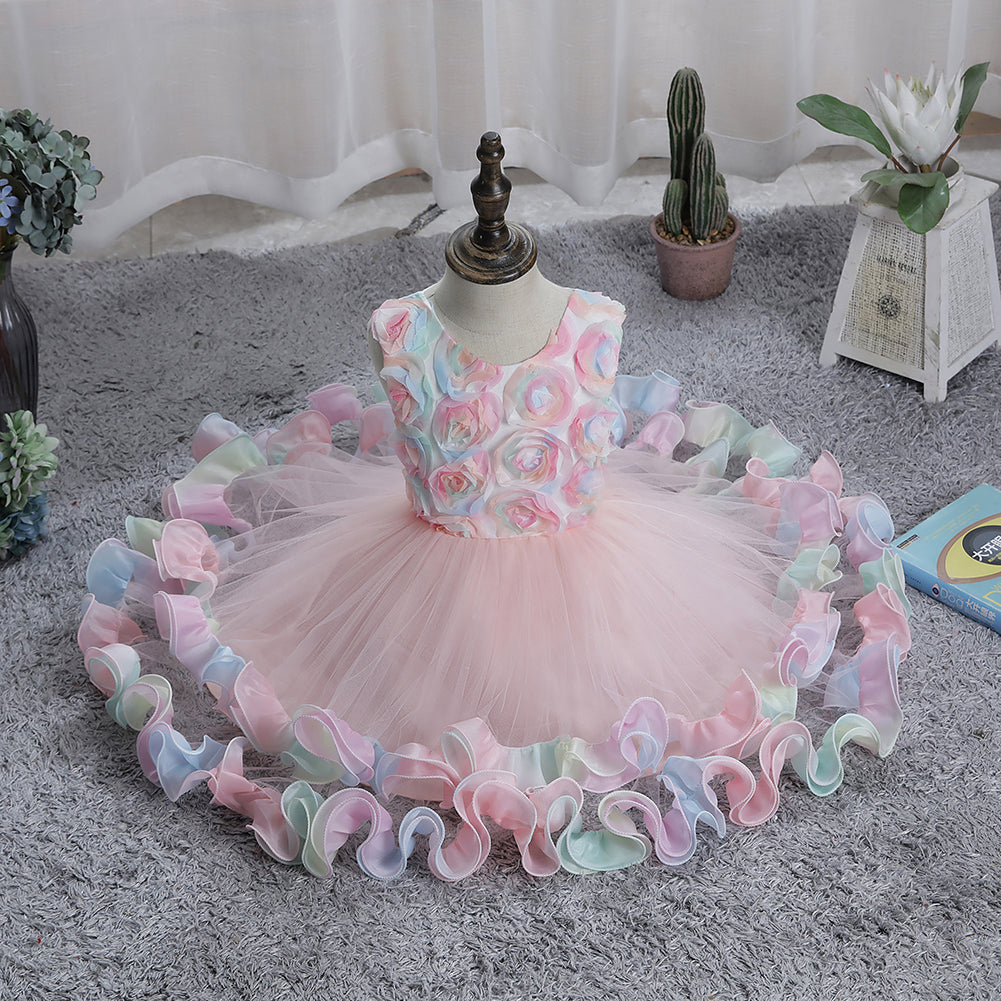 Flower Girl Dresses Toddler Kids Princess Wedding Birthday Holiday Party Wedding Formal