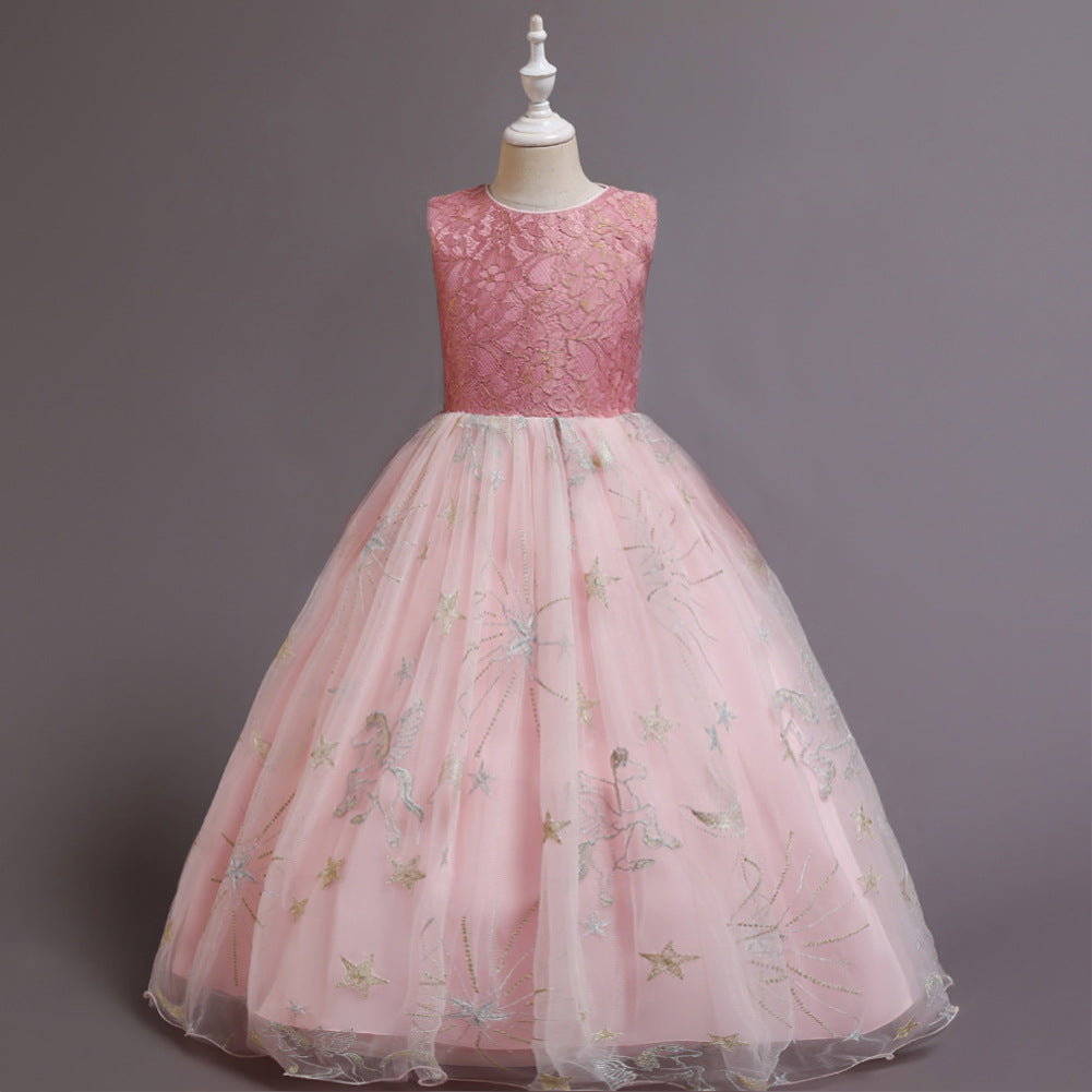 Ball Gown Formal Girl Wedding Dresses Ball Gown For Birthday Holiday Party Bridesmaid