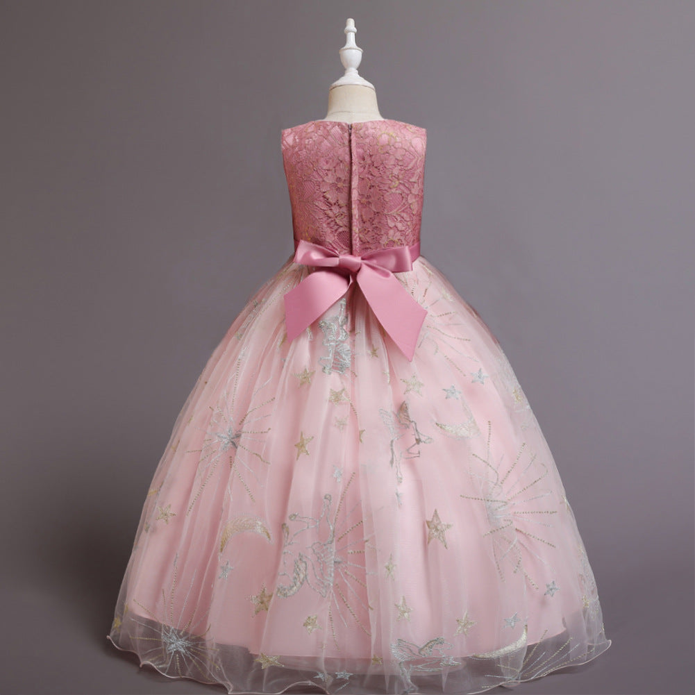 Ball Gown Formal Girl Wedding Dresses Ball Gown For Birthday Holiday Party Bridesmaid