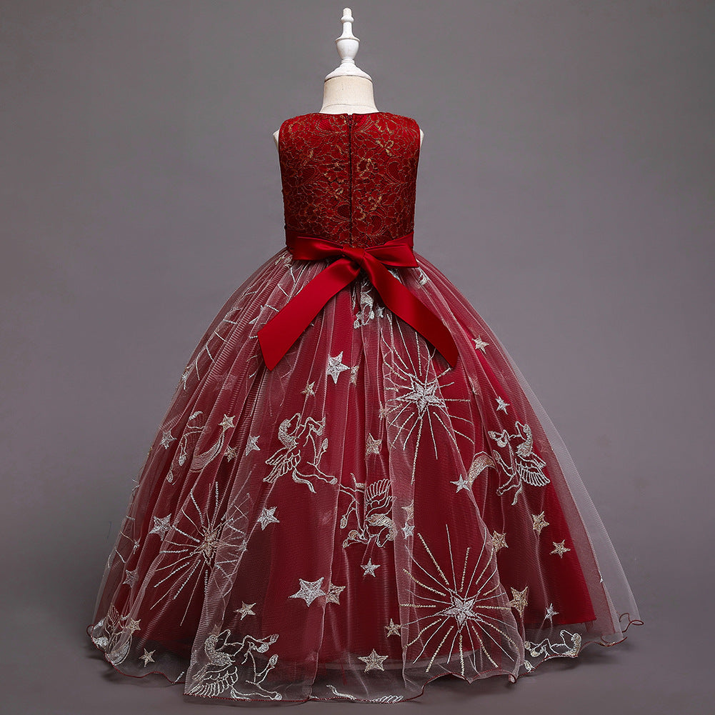 Ball Gown Formal Girl Wedding Dresses Ball Gown For Birthday Holiday Party Bridesmaid