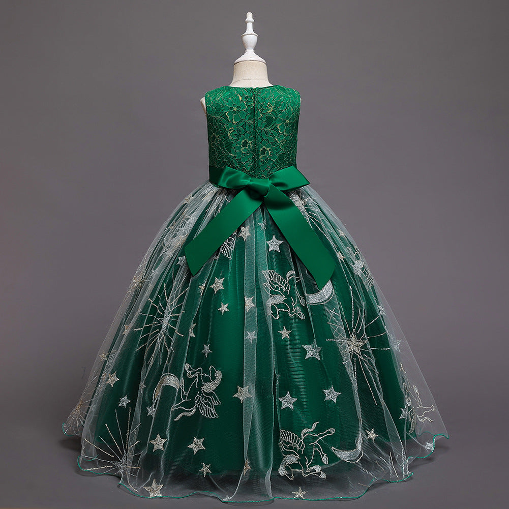 Ball Gown Formal Girl Wedding Dresses Ball Gown For Birthday Holiday Party Bridesmaid