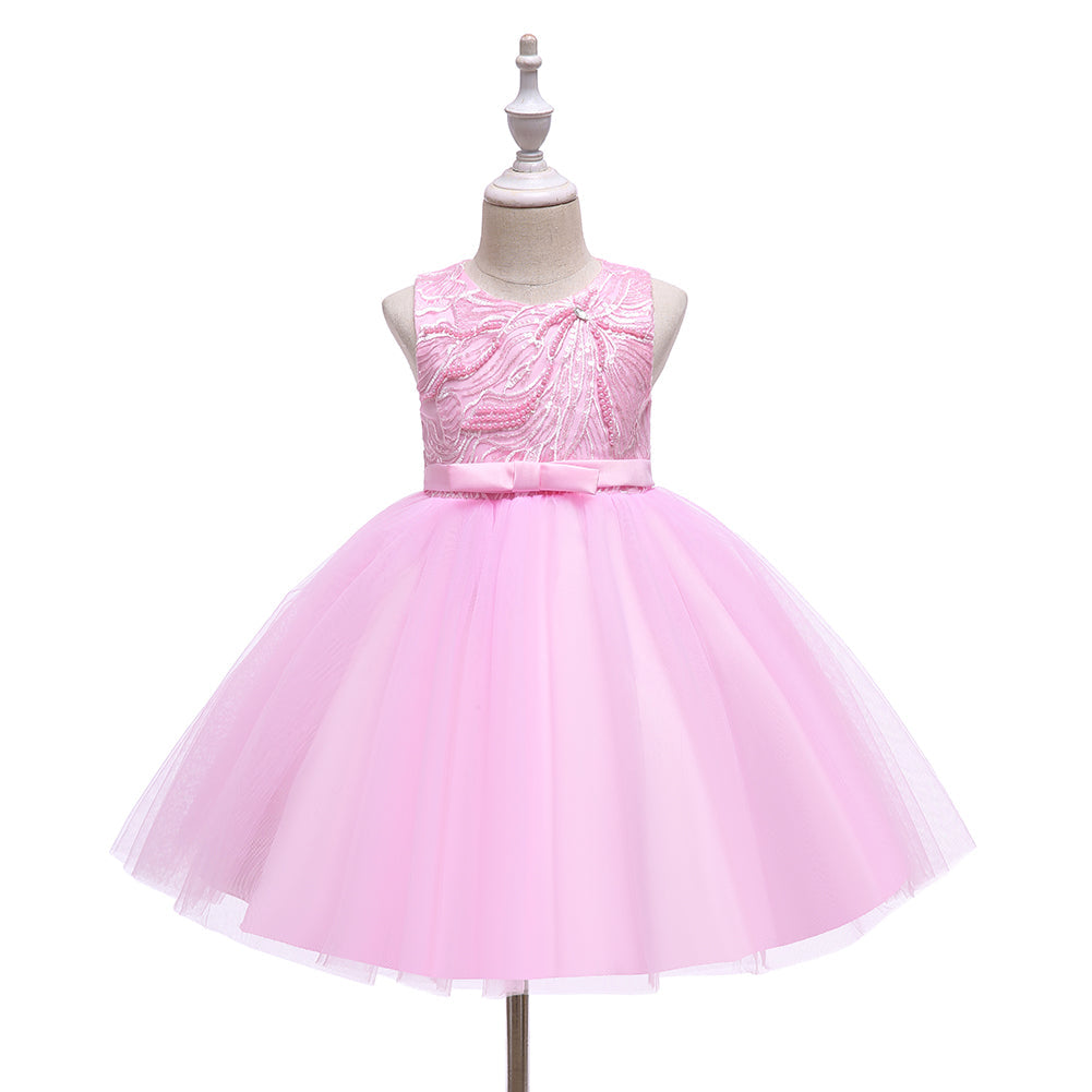 Baby Toddler Pearl Girl Wedding Dresses