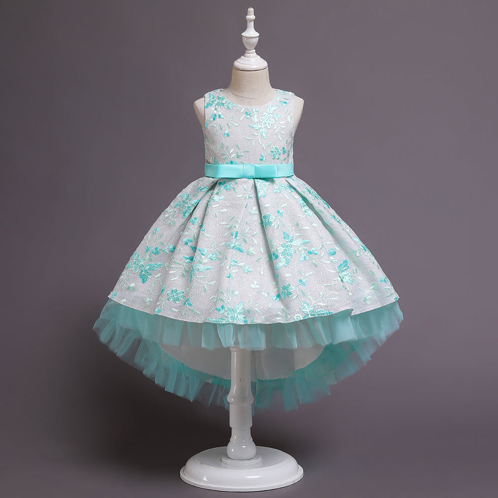 Flower Girl Dresses Trailing Wedding Formal Ball Gown