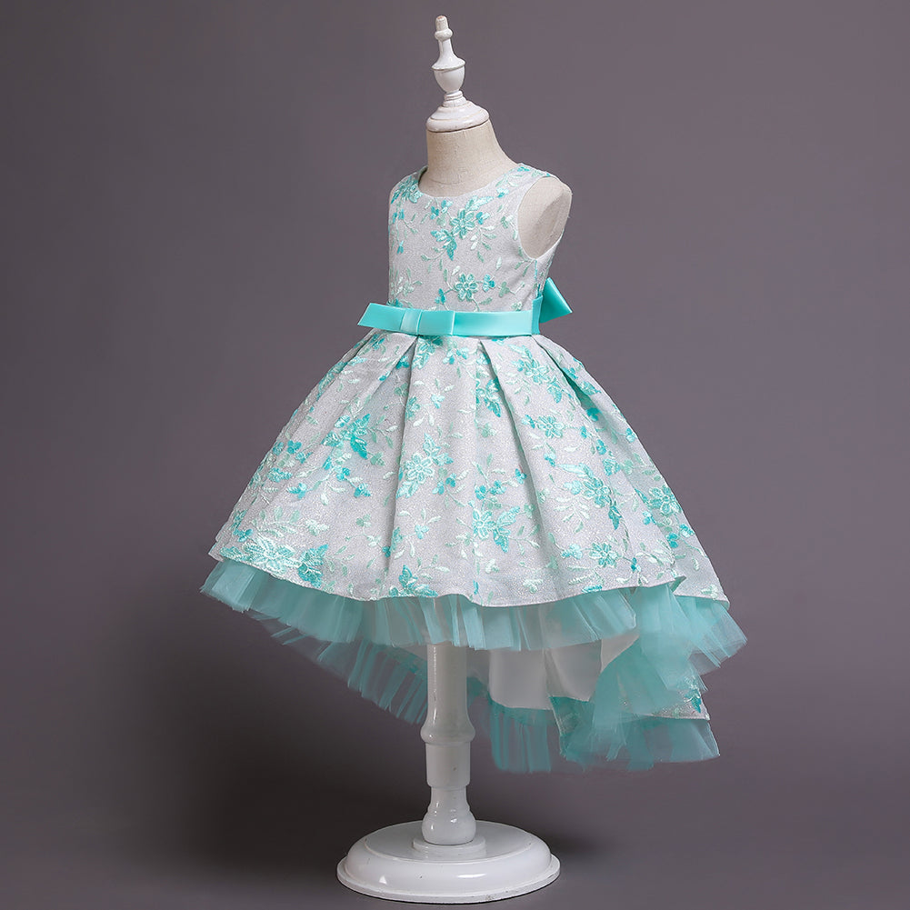 Flower Girl Dresses Trailing Wedding Formal Ball Gown