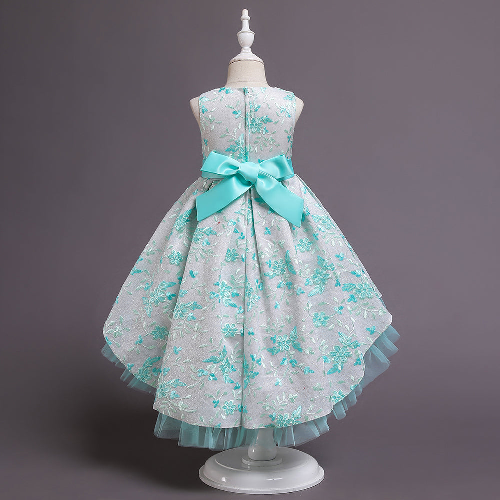 Flower Girl Dresses Trailing Wedding Formal Ball Gown