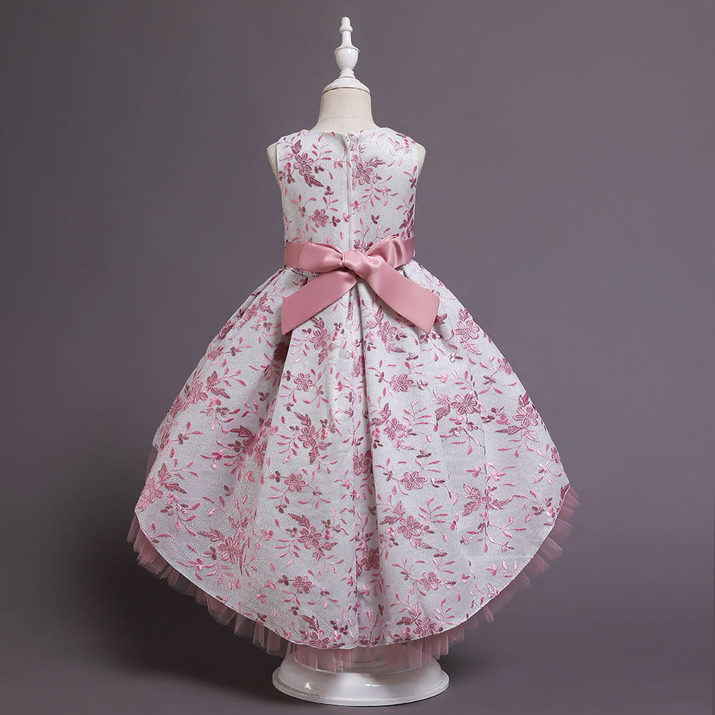 Flower Girl Dresses Trailing Wedding Formal Ball Gown