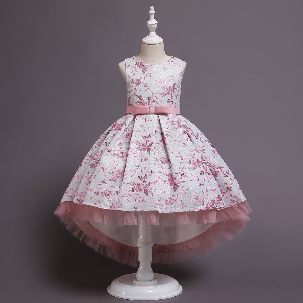 Flower Girl Dresses Trailing Wedding Formal Ball Gown