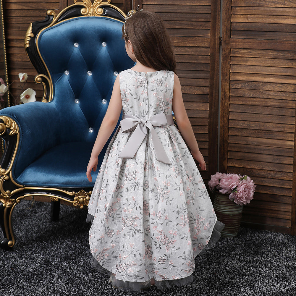 Flower Girl Dresses Trailing Wedding Formal Ball Gown