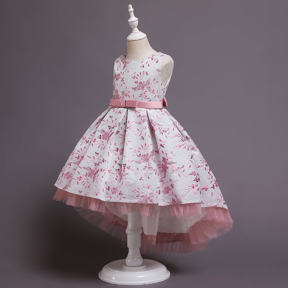 Flower Girl Dresses Trailing Wedding Formal Ball Gown