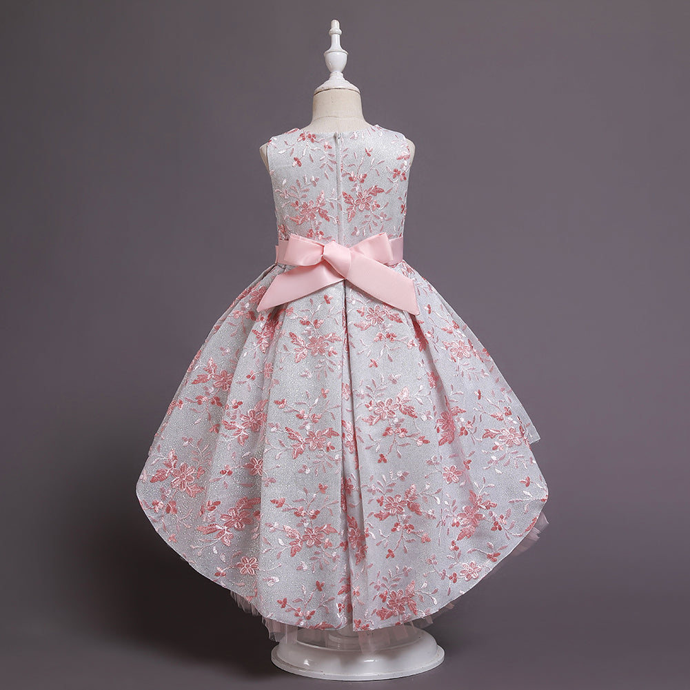 Flower Girl Dresses Trailing Wedding Formal Ball Gown