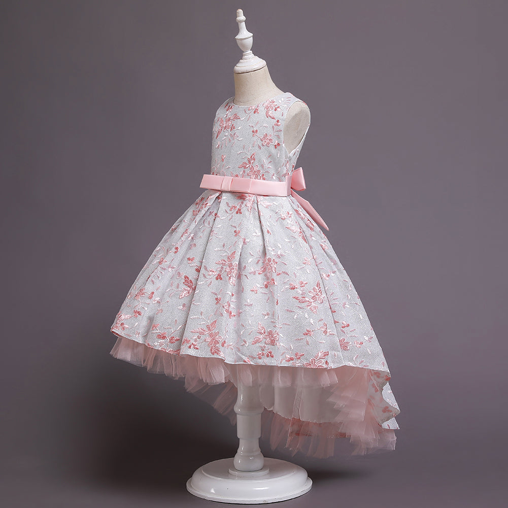 Flower Girl Dresses Trailing Wedding Formal Ball Gown
