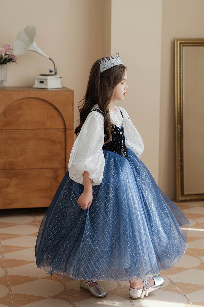 Anna Elsa New Girls Dress Costume Cosplay Party Holiday Wedding