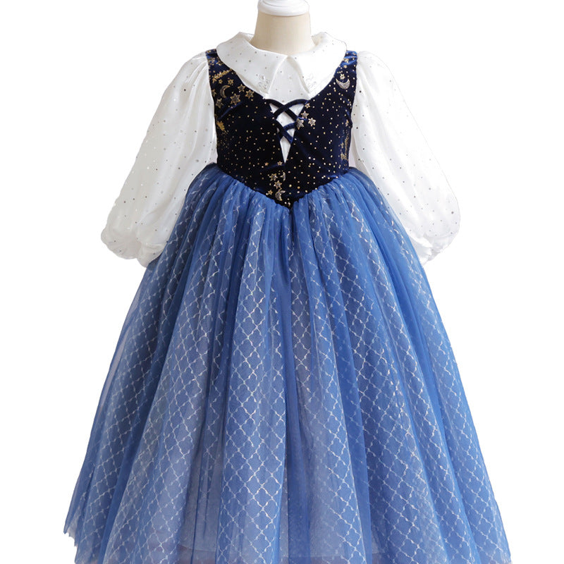Anna Elsa New Girls Dress Costume Cosplay Party Holiday Wedding