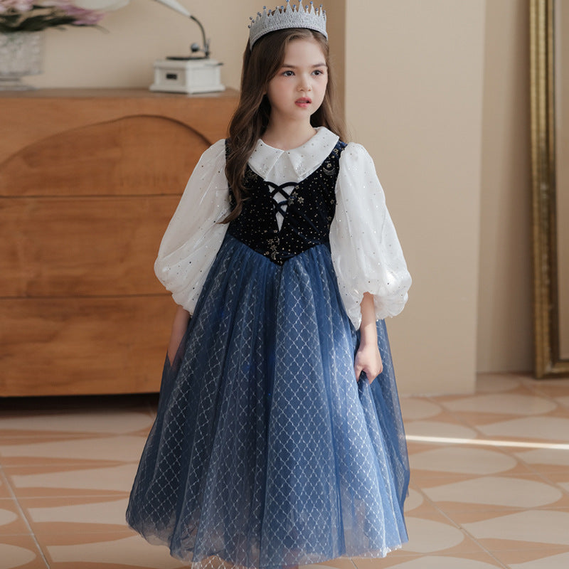 Anna Elsa New Girls Dress Costume Cosplay Party Holiday Wedding