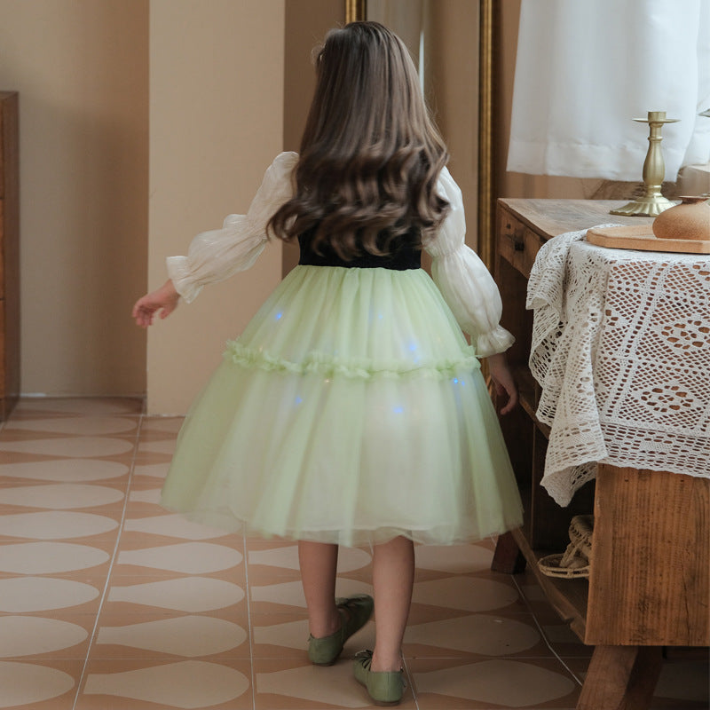 Elsa Anna New Girls Wedding Dress Costume Cosplay Party Holiday Halloween