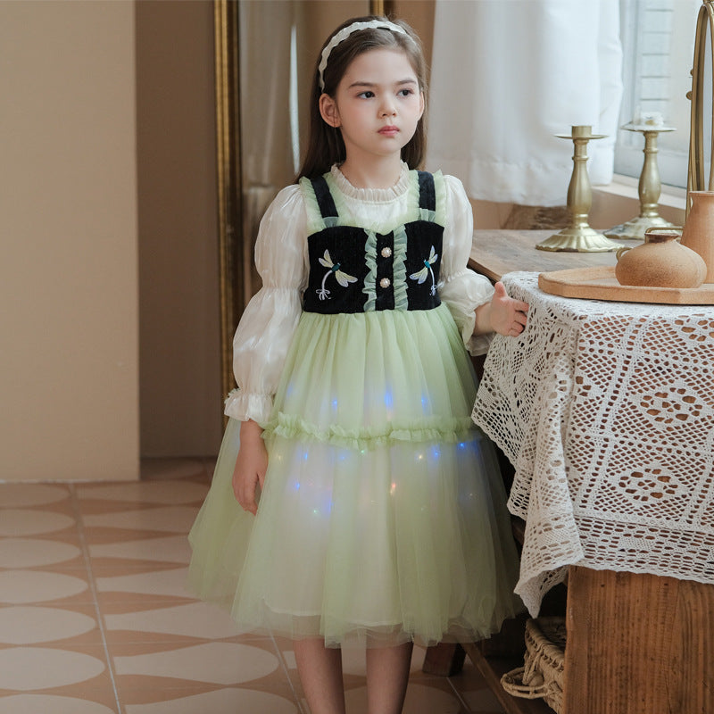 Elsa Anna New Girls Wedding Dress Costume Cosplay Party Holiday Halloween