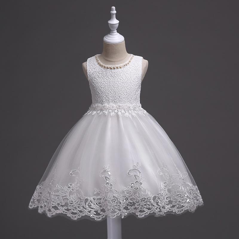 New Girl Dresses Toddler Kids Princess Formal Party Graduation Bridesmaid Dresses