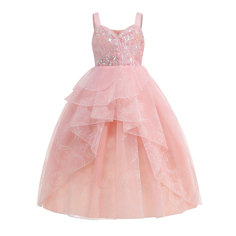 Wicked Glinda Girl dress New Girl Costume Dress Cosplay Party Holiday Wedding Dress