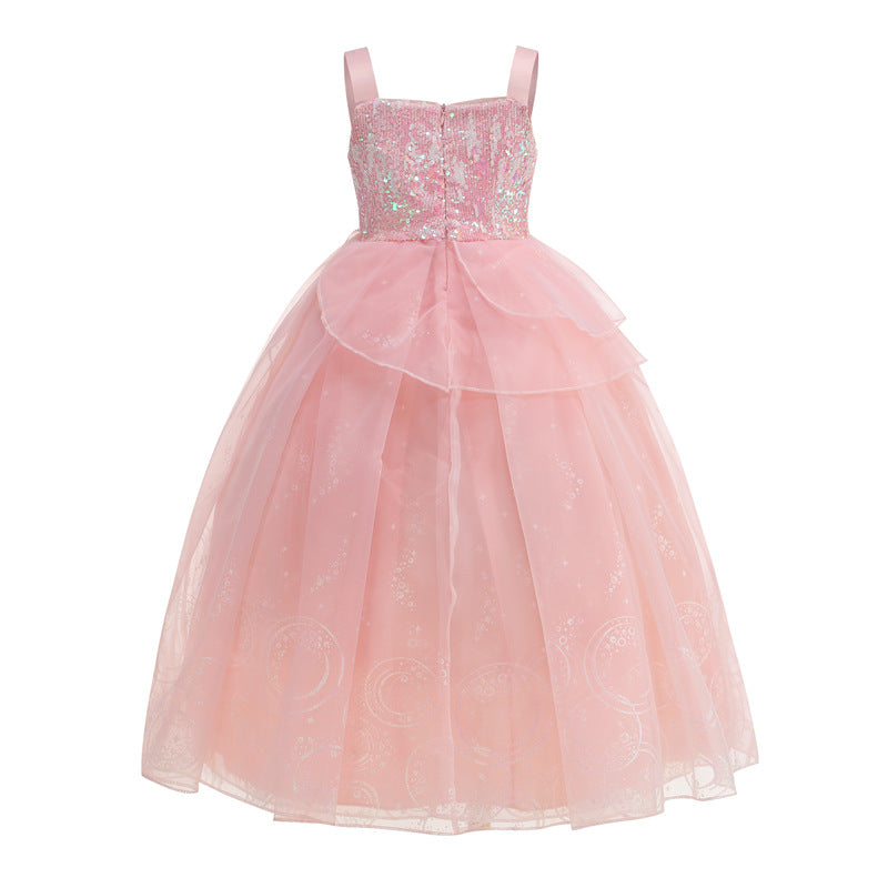 Wicked Glinda Girl dress New Girl Costume Dress Cosplay Party Holiday Wedding Dress