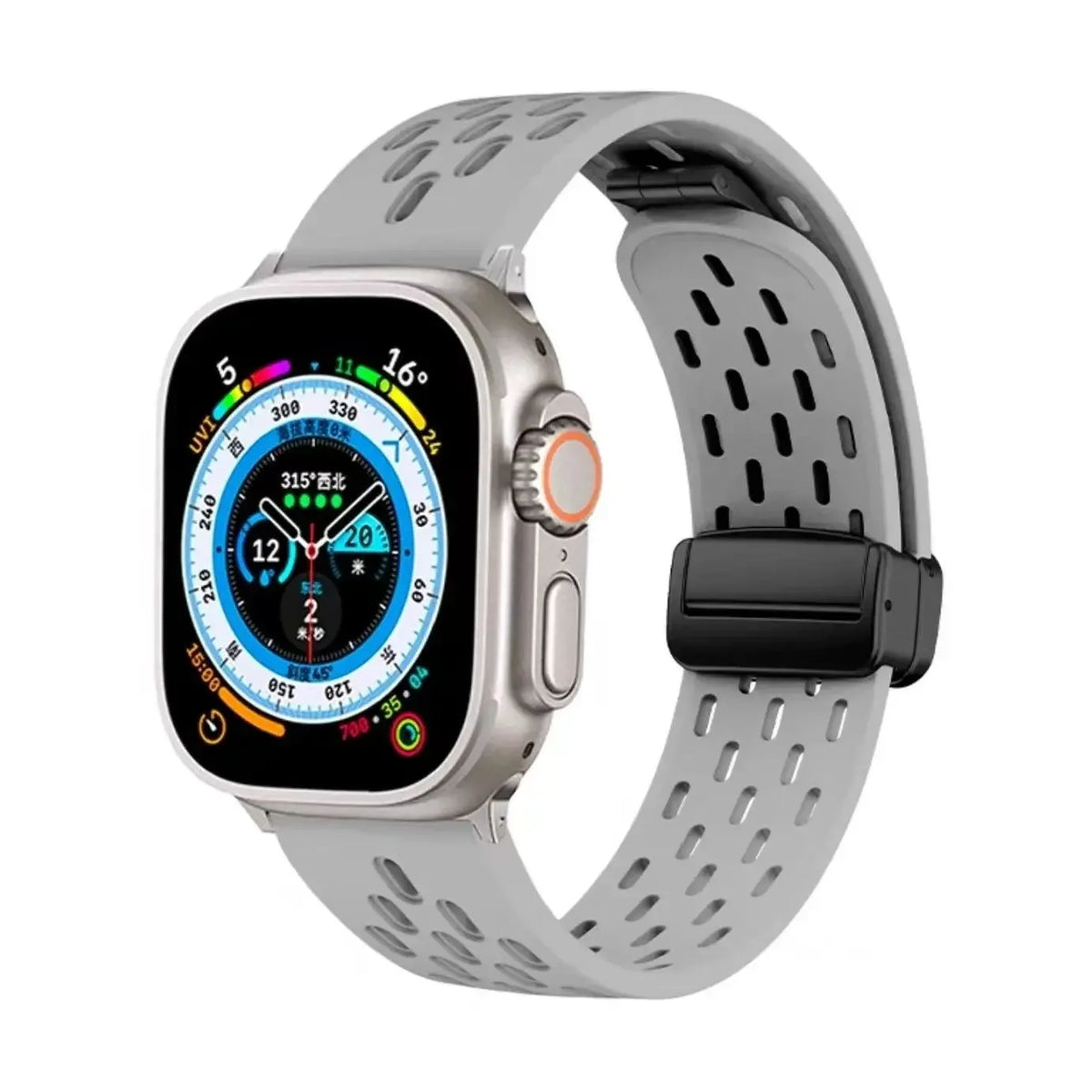 Folding Clasp Sports Silicone Strap