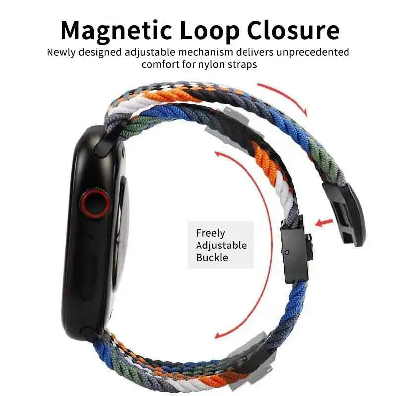 Nylon Braided Magnetic Buckle