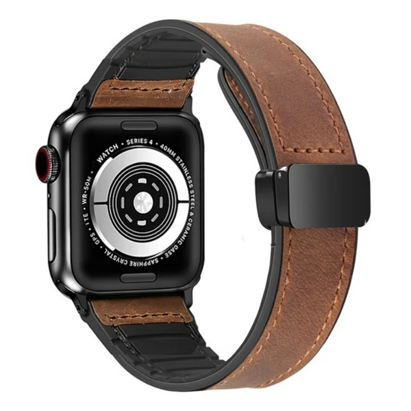 Silicone Magnetic Leather Strap