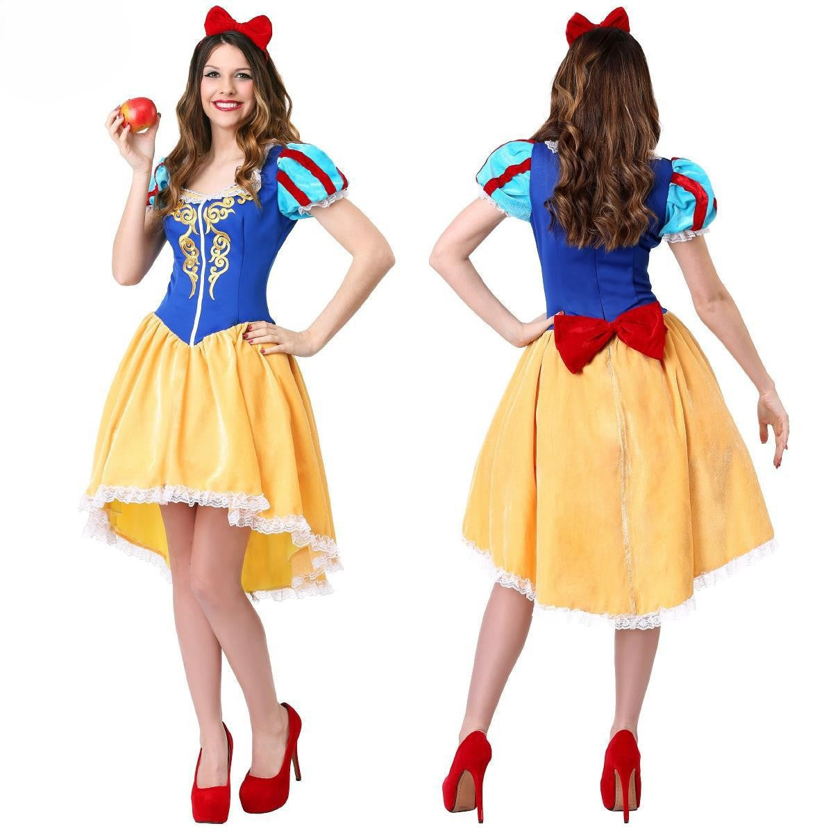Snow White Princess Woman Costume Dresses Adult Cosplay