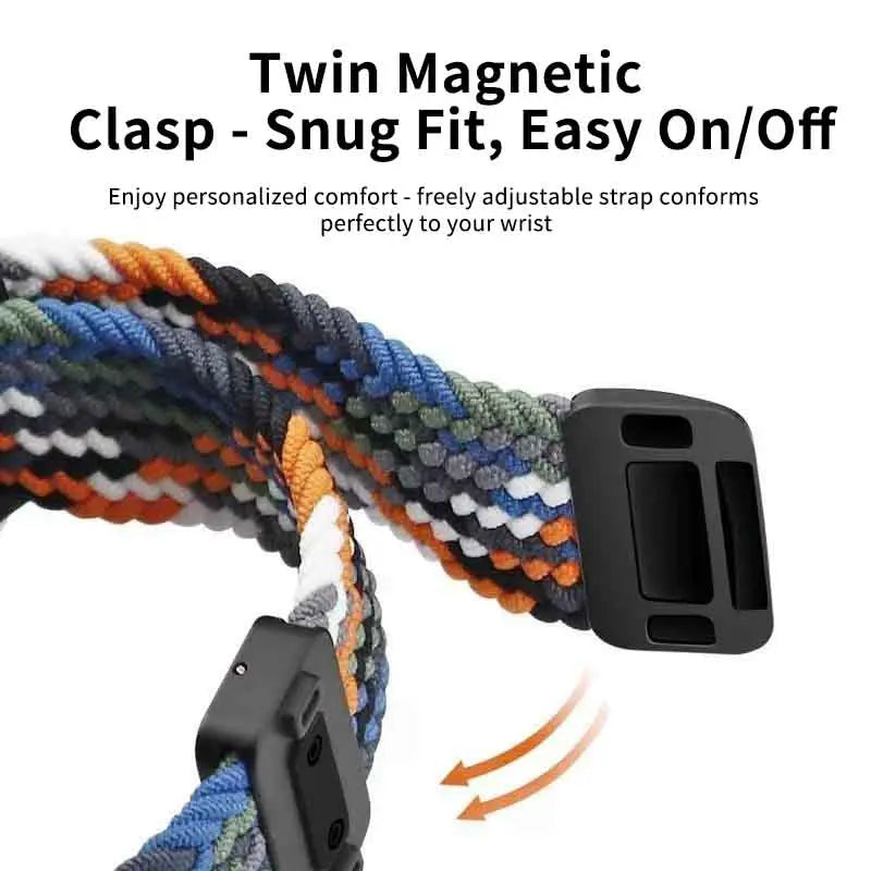 Nylon Braided Magnetic Buckle
