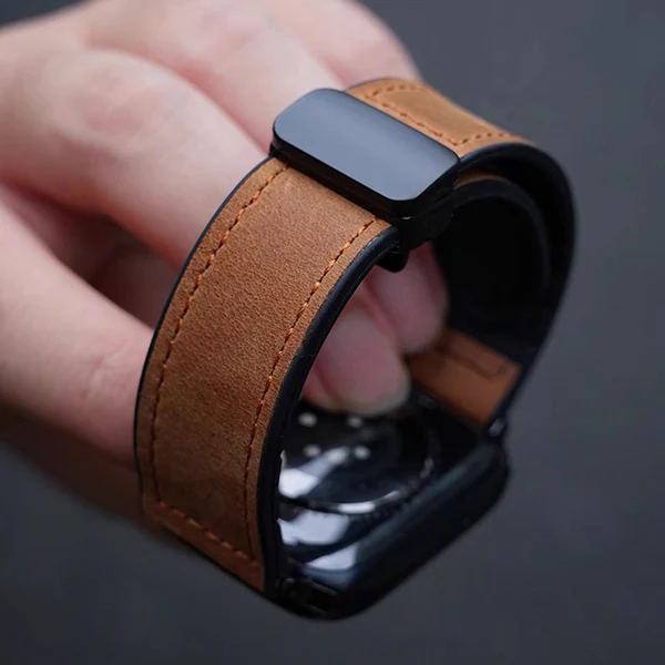 Silicone Magnetic Leather Strap