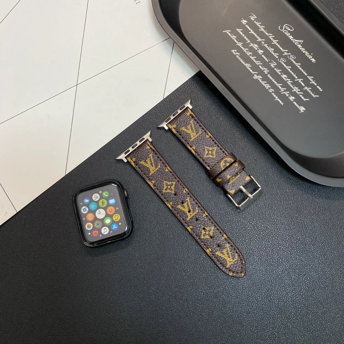 Luxury Leather Band for Apple Watch