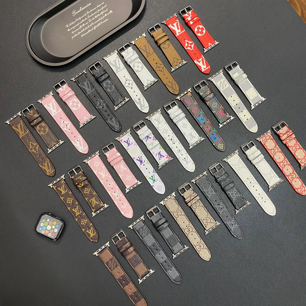 Luxury Leather Band for Apple Watch