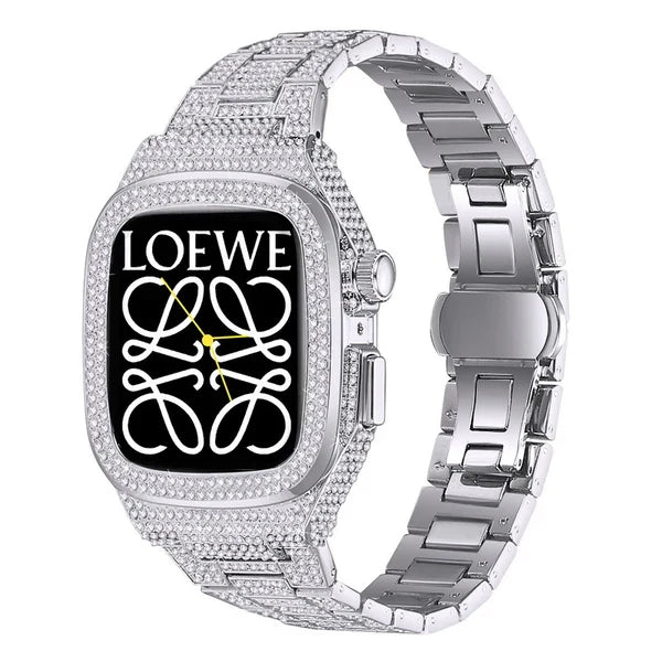 Luxury Metal CrystalDiamond Case Strap