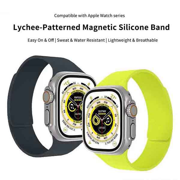 Texture Design-Magnetic Silicone Strap