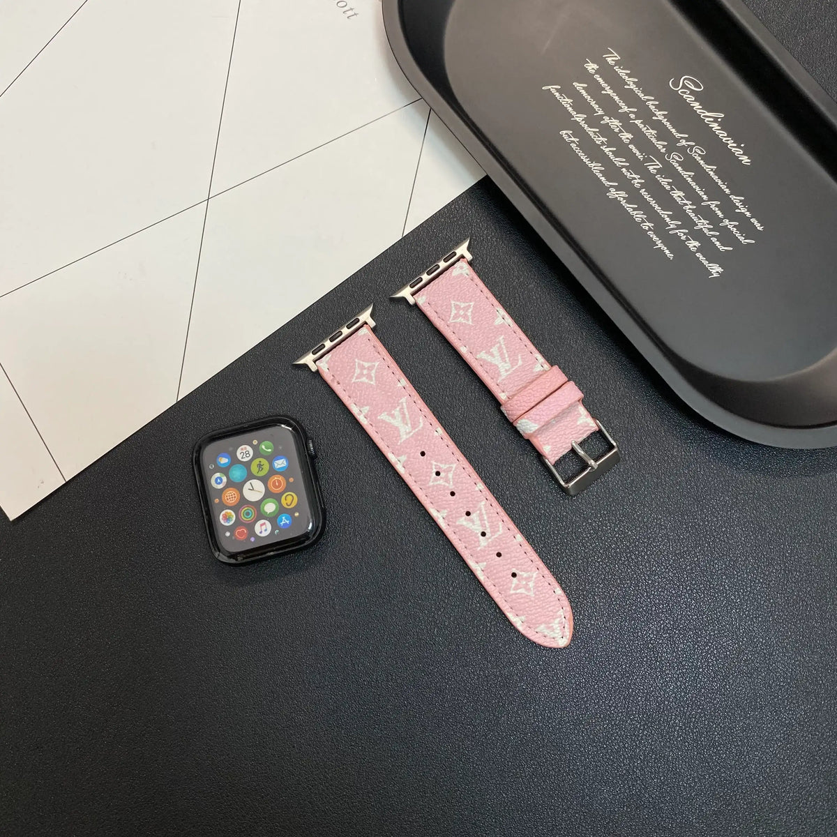Luxury Leather Band for Apple Watch