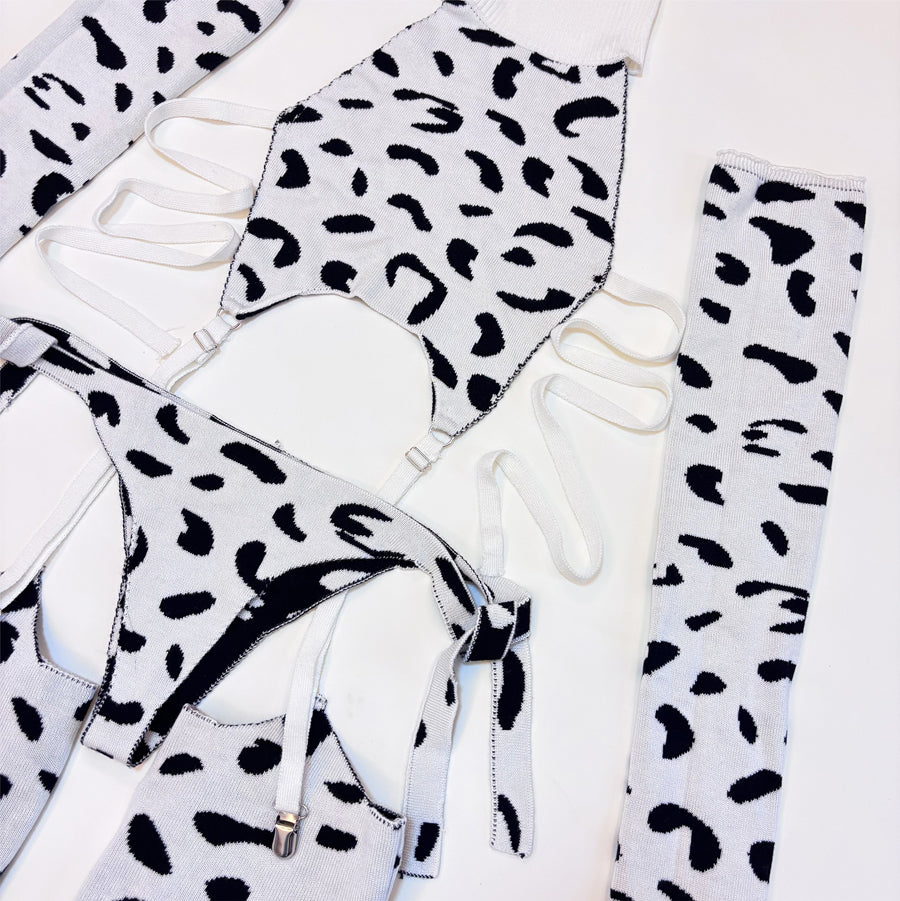 Anime Cow Girl Lingerie Set