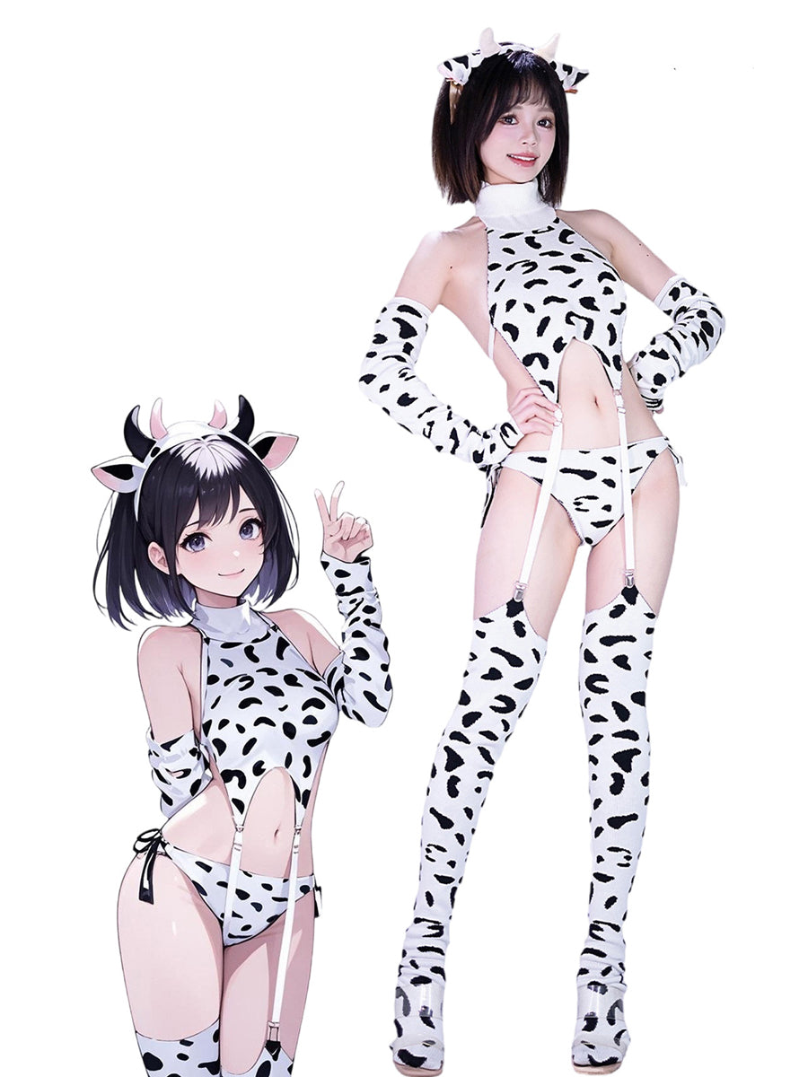 Anime Cow Girl Lingerie Set