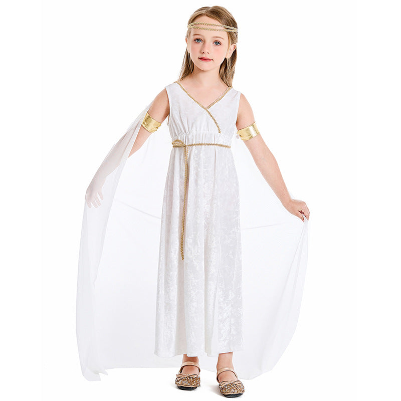Ancient Greek Goddess New Girl Costume Dress Cosplay Party Holiday Wedding Dress