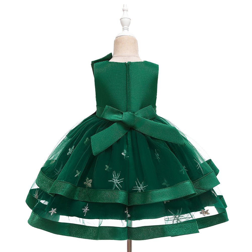 Flower Girl Dresses Kids Princess Wedding Bridesmaid Formal Floral