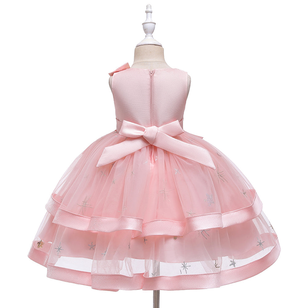 Flower Girl Dresses Kids Princess Wedding Bridesmaid Formal Floral
