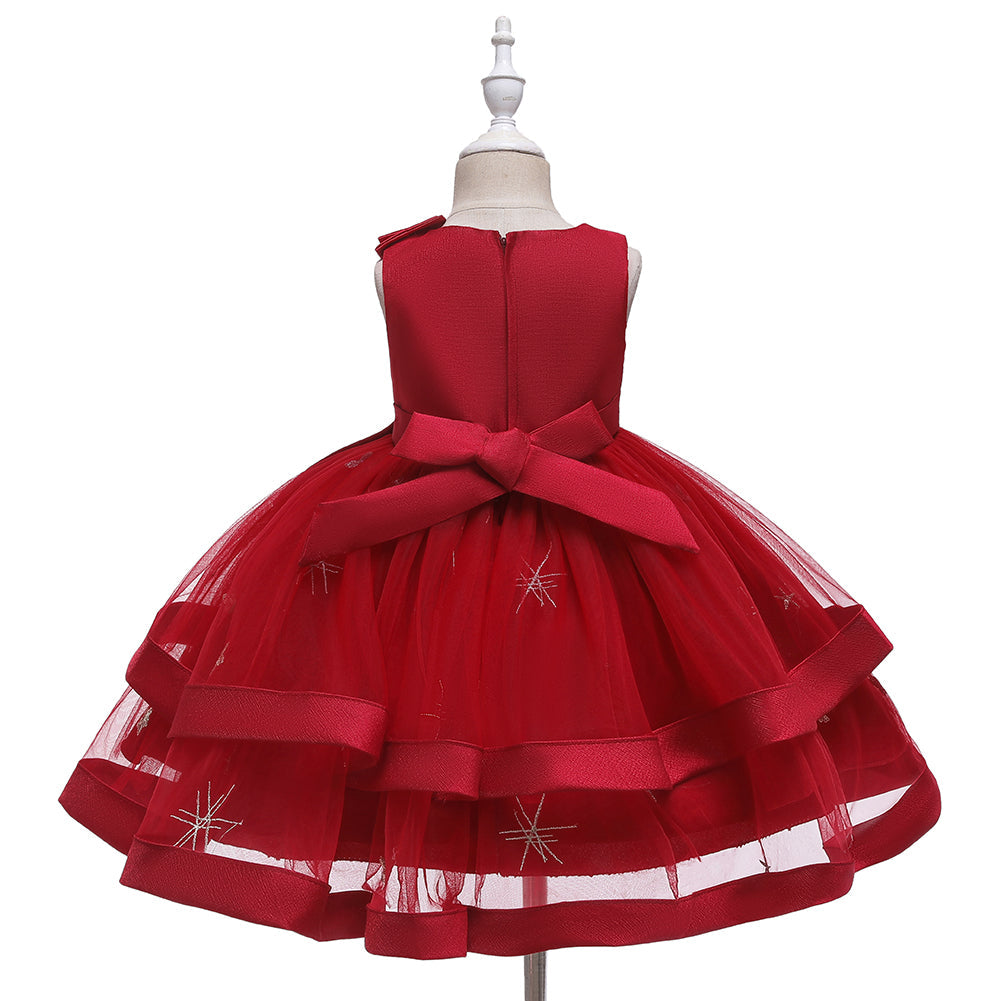 Flower Girl Dresses Kids Princess Wedding Bridesmaid Formal Floral