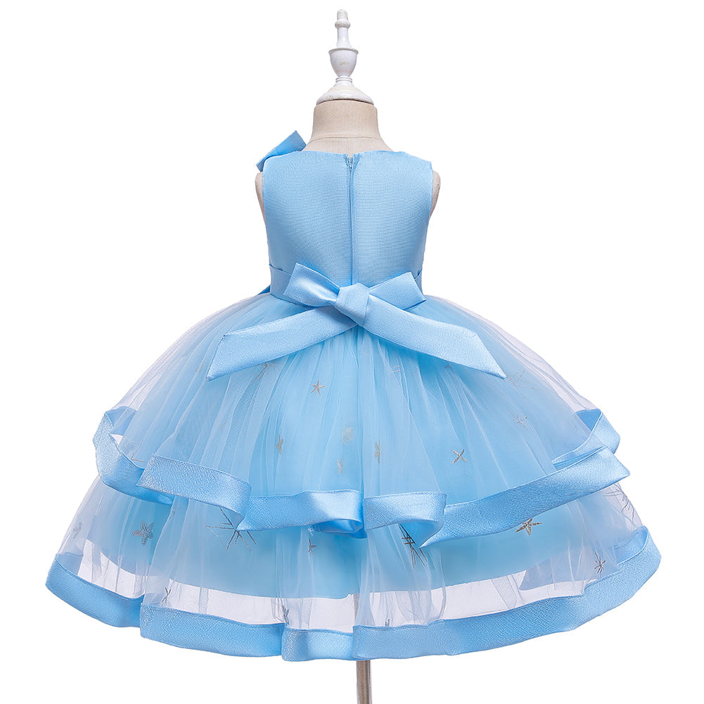 Flower Girl Dresses Kids Princess Wedding Bridesmaid Formal Floral